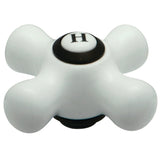 Porcelain Cross Handle (Hot Side)