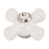 Porcelain Cross Handle (Cold Side)