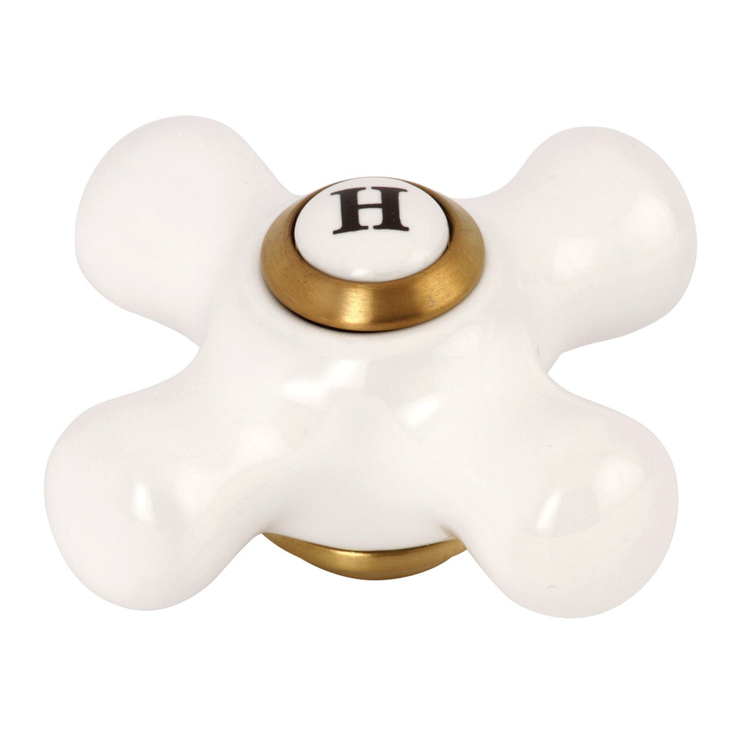 Porcelain Cross Handle (Hot Side)