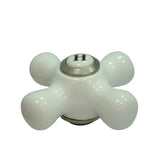 Porcelain Cross Handle (Hot Side)