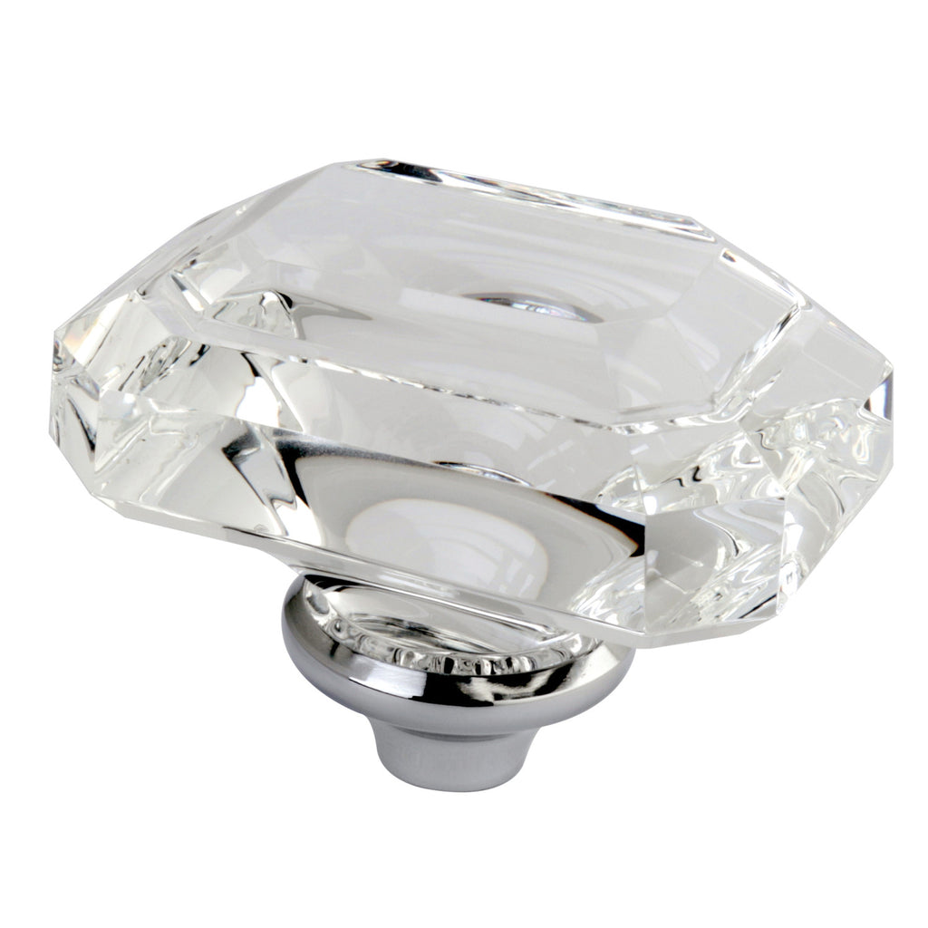 Crystal Rectangular Knob Handle