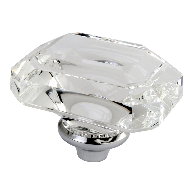 Crystal Rectangular Knob Handle