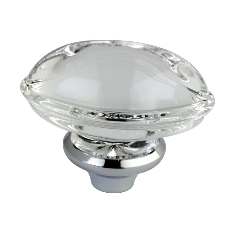 Crystal Oval Knob Handle