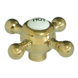 Brass Cross Handle (Hot Side)