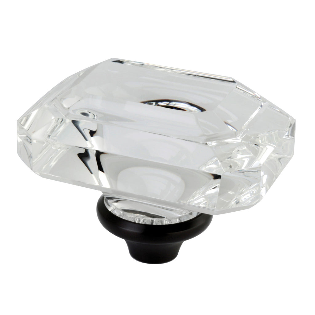 Crystal Rectangular Knob Handle