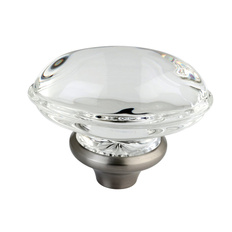 Crystal Oval Knob Handle