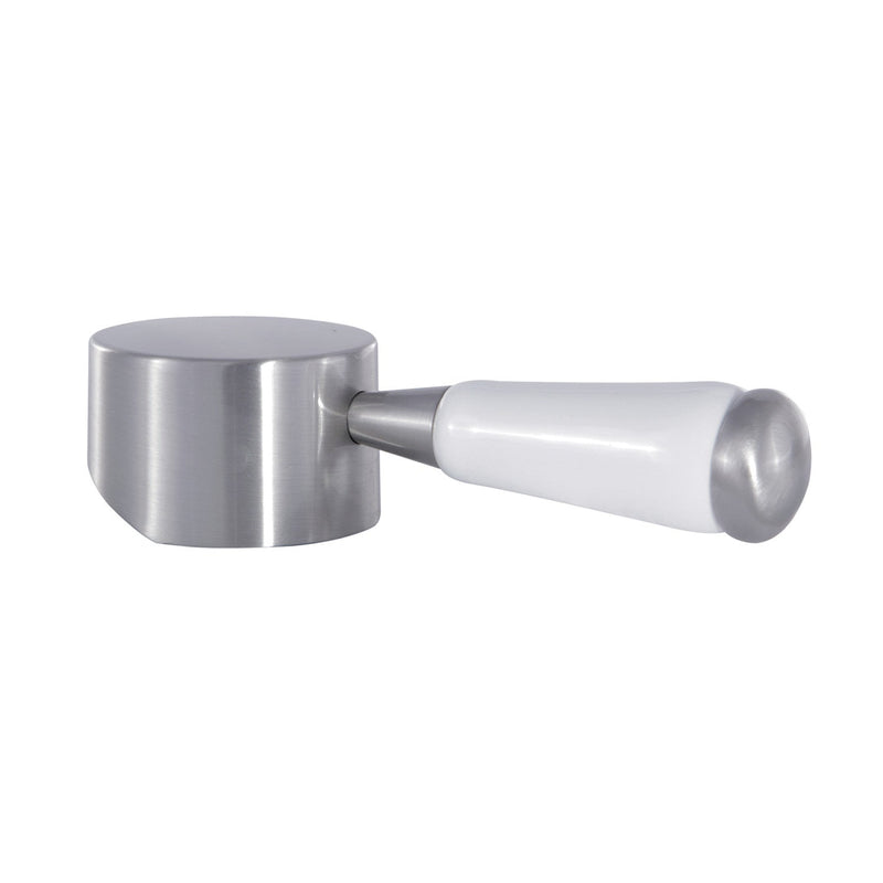 Paris Brass with Porcelain Lever Handle