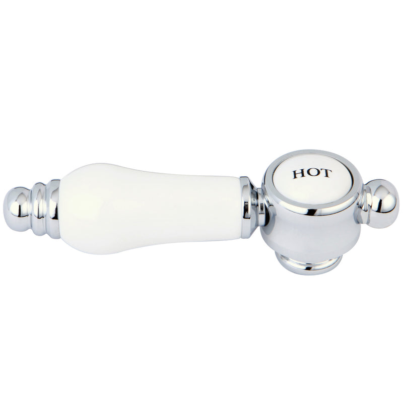 Brass with Porcelain Lever Handle (Hot Side)