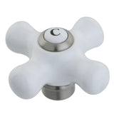 Porcelain Cross Handle (Cold Side)