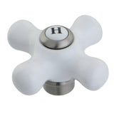 Porcelain Cross Handle (Hot Side)