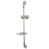 Made To Match 25-Inch ABS Shower Slide Bar with Soap Dish