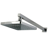 Claremont 8-Inch Square Raindrop ABS Shower Head with 15-3/4 Inch Shower Arm