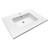 Continental 31-Inch Ceramic Vanity Sink Top