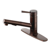Concord Single-Handle 1-Hole Deck Mount Pull-Out Sprayer Kitchen Faucet