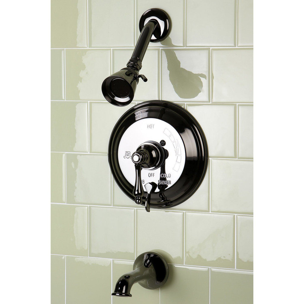 Water Onyx Single-Handle Pressure Balanced Tub and Shower Faucet with Diverter Handle