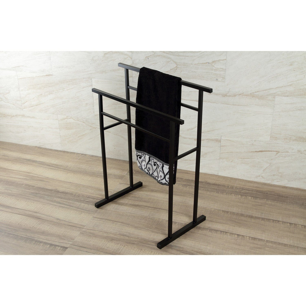 Edenscape 32-Inch Freestanding Pedestal 4-Tier Towel Rack