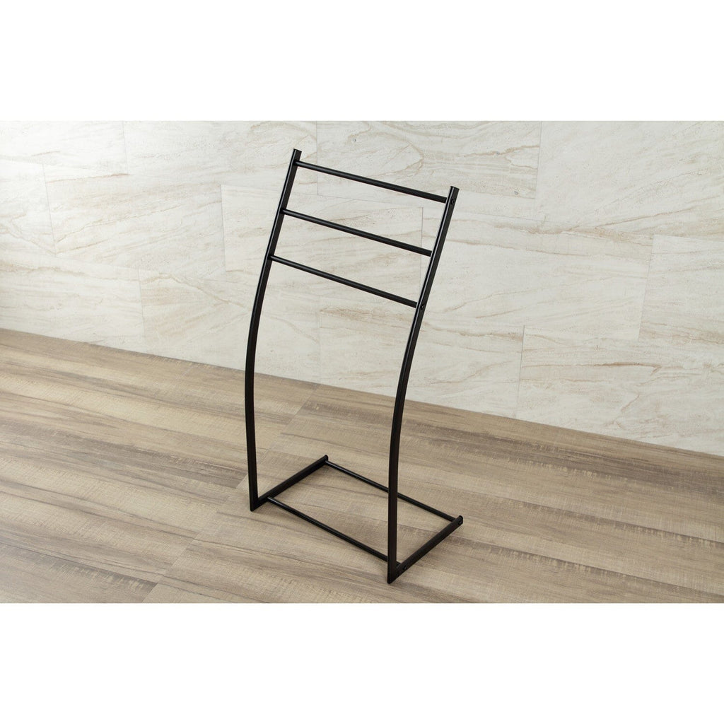 Edenscape 34-Inch Freestanding Pedestal 3-Tier Towel Rack
