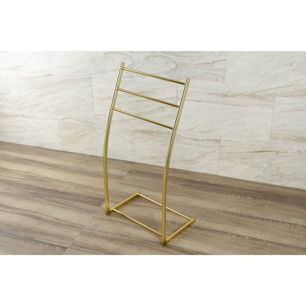 Edenscape 34-Inch Freestanding Pedestal 3-Tier Towel Rack