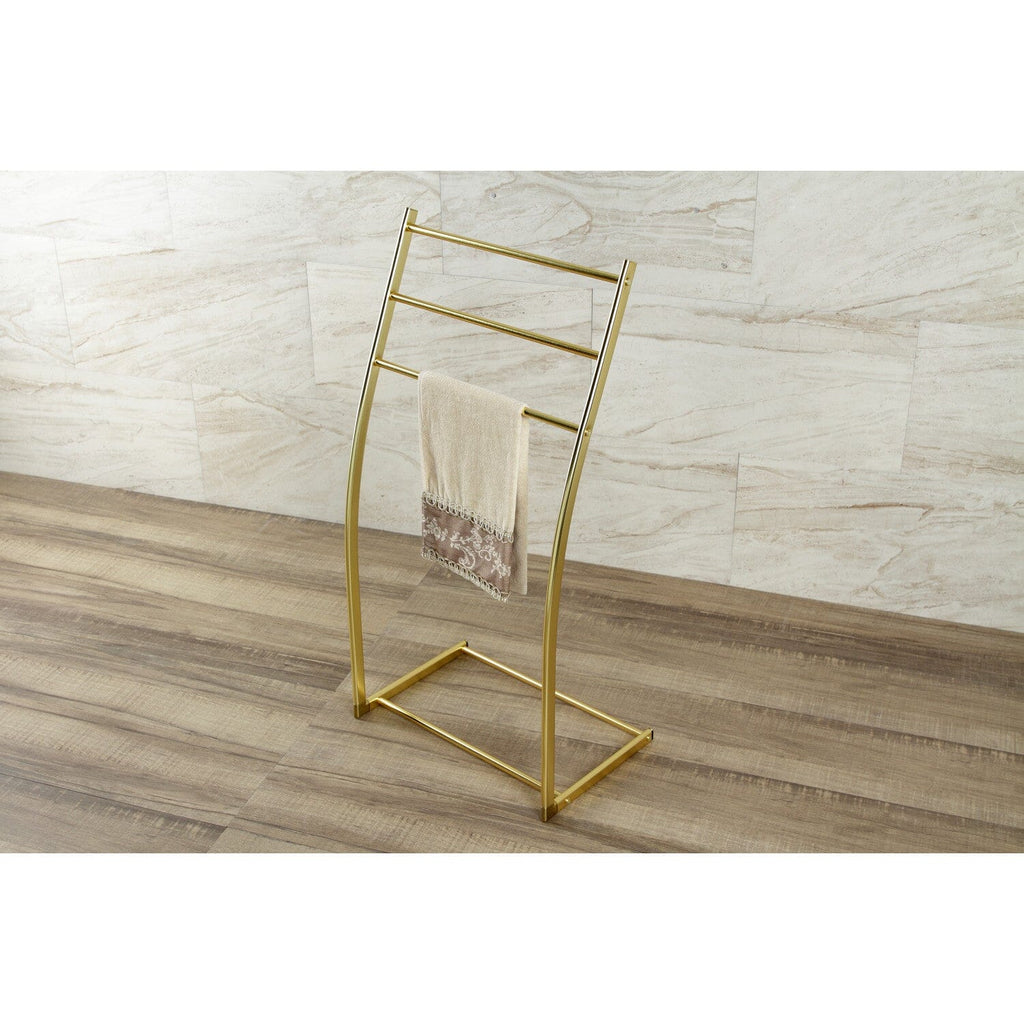 Edenscape 34-Inch Freestanding Pedestal 3-Tier Towel Rack
