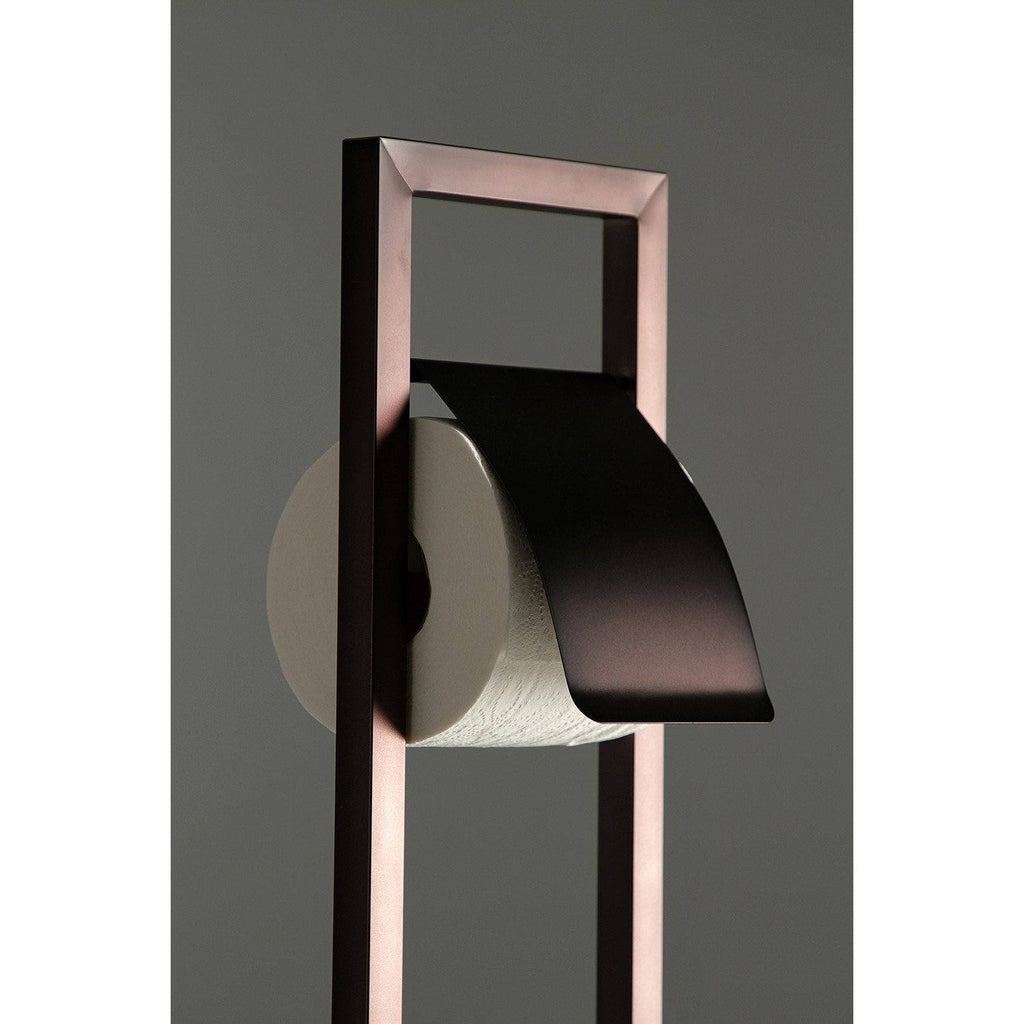 Edenscape Freestanding Toilet Paper Holder with Brush and Holder