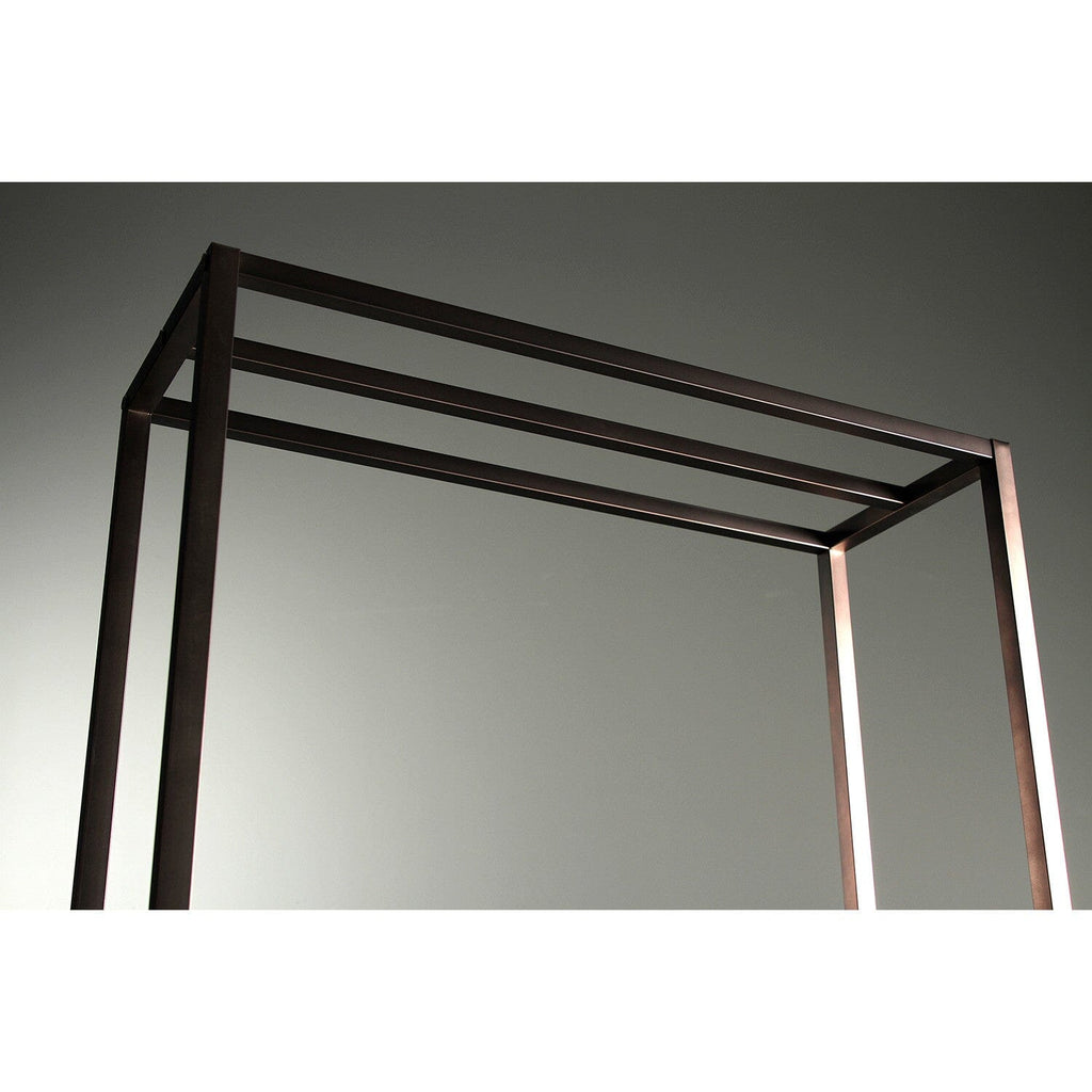 Edenscape 31-3/4 Inch Freestanding Pedestal 3-Tier Towel Rack