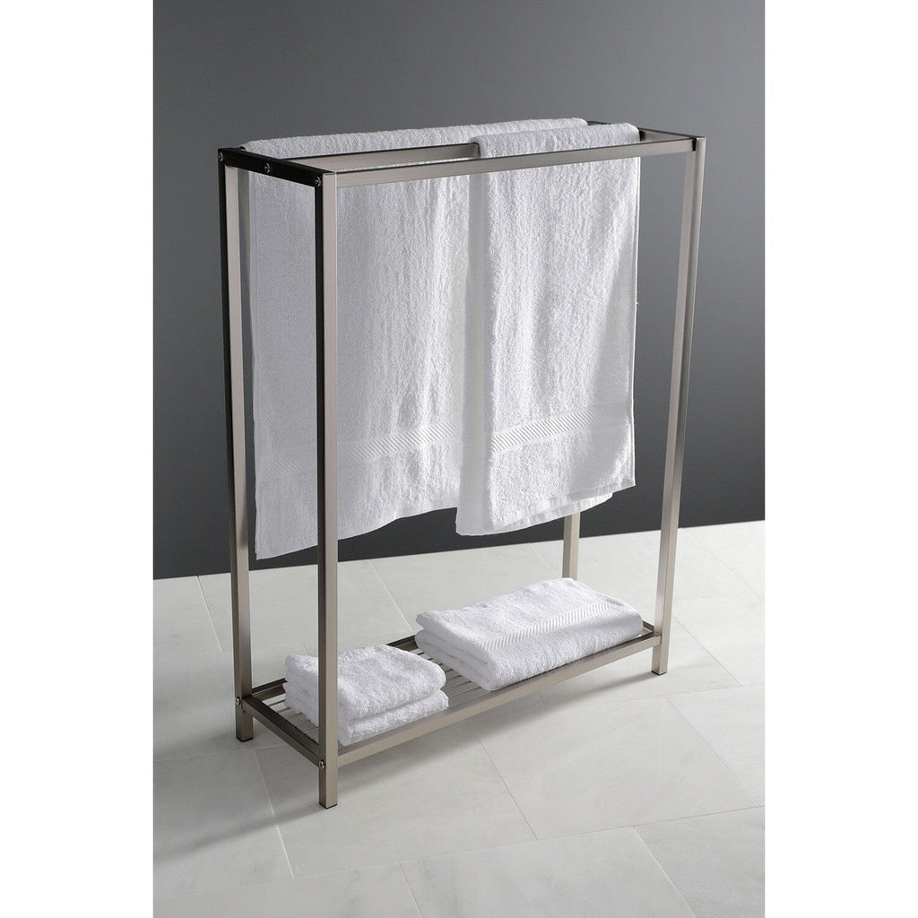 Edenscape 31-3/4 Inch Freestanding Pedestal 3-Tier Towel Rack
