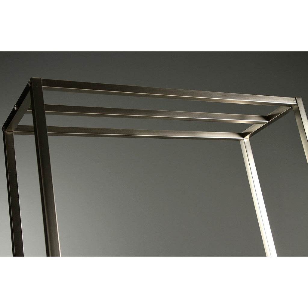 Edenscape 31-3/4 Inch Freestanding Pedestal 3-Tier Towel Rack