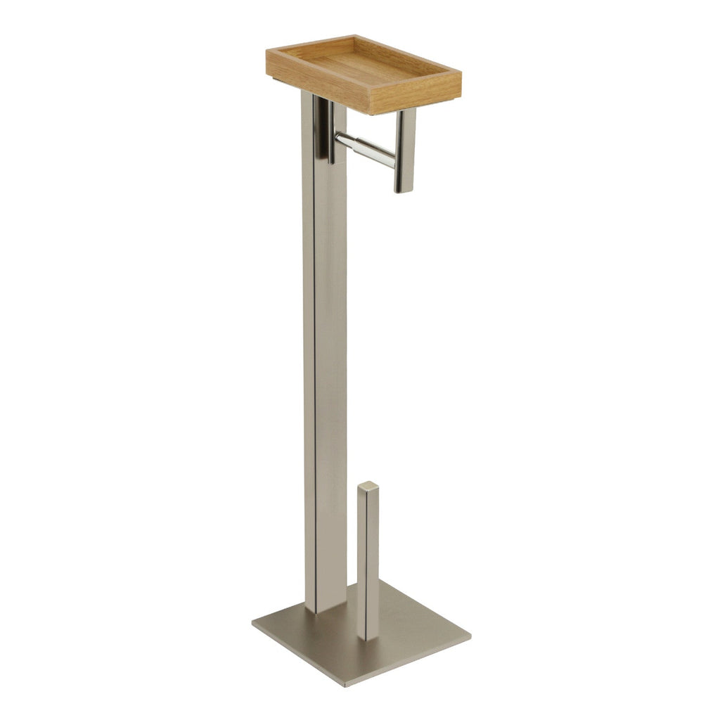Edenscape Freestanding Toilet Paper Holder with Storage Shelf