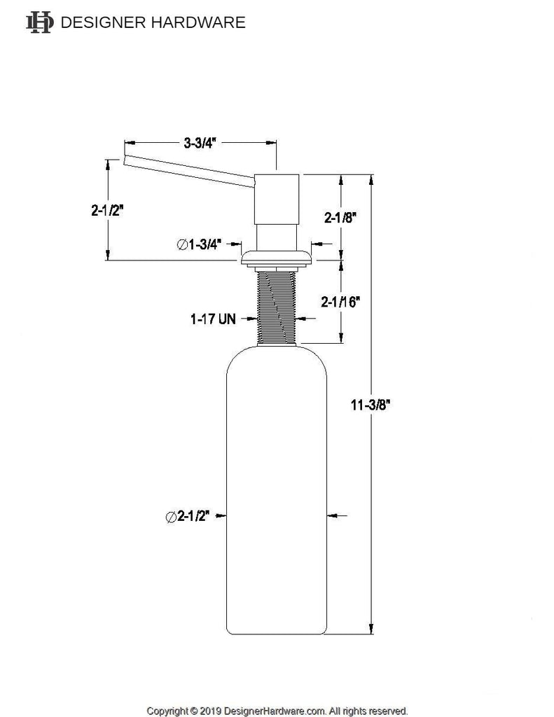 Naples Kitchen Soap Dispenser