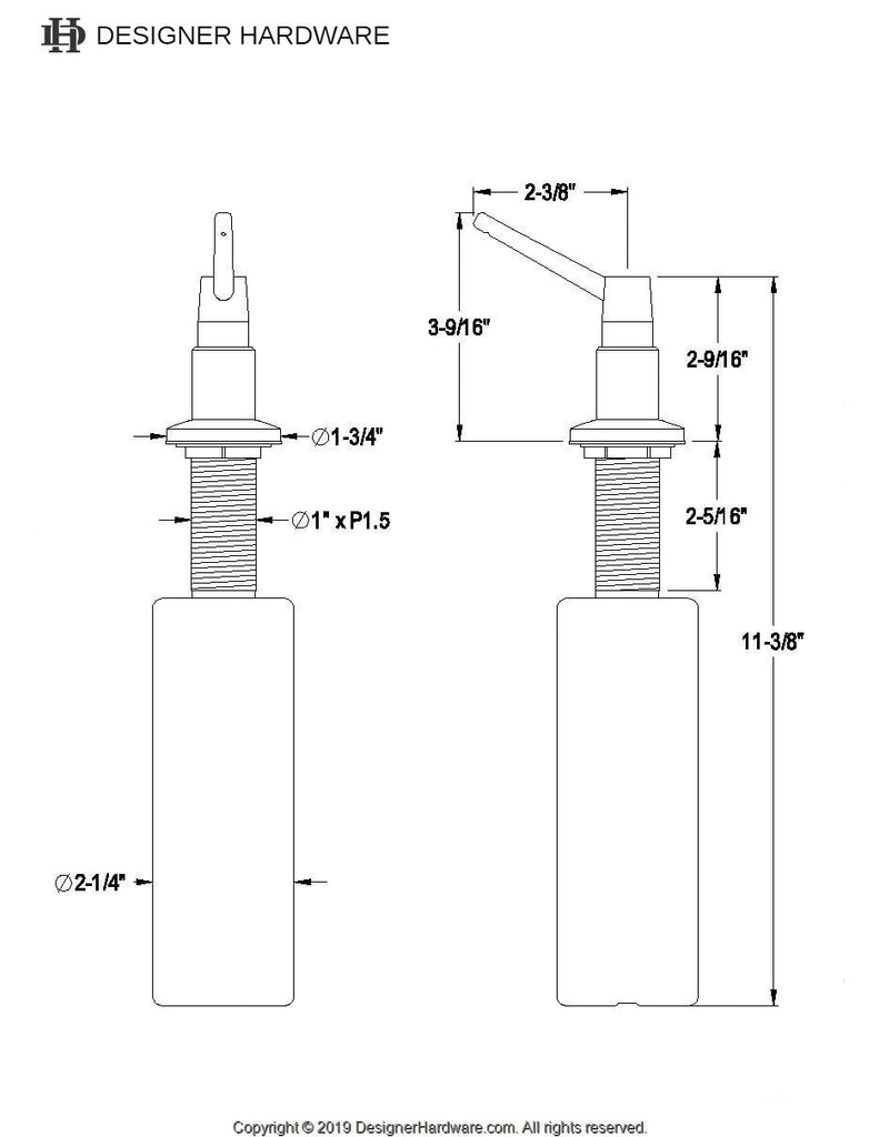 Elinvar Kitchen Soap Dispenser