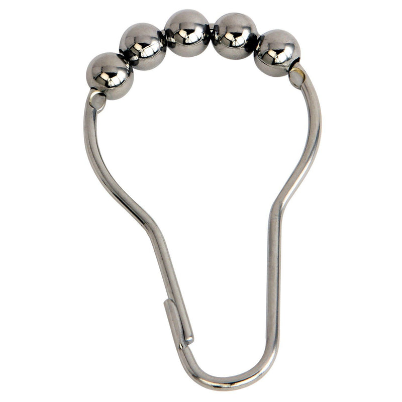 Edenscape Roller Ball Shower Curtain Rings (12 Pieces/Set)