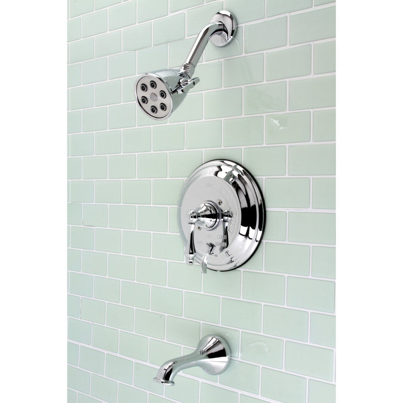 Single-Handle Pressure Balanced Tub and Shower Faucet