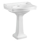 Imperial 29-15/16 Inch Wall Mount Pedestal Sink (8-Inch, 3-Hole)