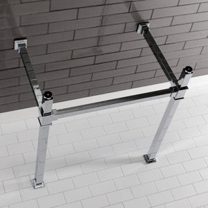 Fauceture 28-Inch Stainless Steel Console Sink Legs
