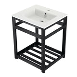 Fauceture 25-Inch Ceramic Console Sink Set