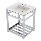 Fauceture 25-Inch Ceramic Console Sink Set