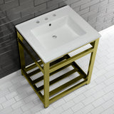 Fauceture 25-Inch Ceramic Console Sink Set