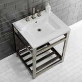 Fauceture 25-Inch Ceramic Console Sink Set