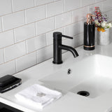 Quadras 37-Inch Ceramic Console Sink with Steel Base and Glass Shelf (1-Hole)