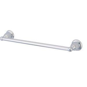 White and chrome towel bar online