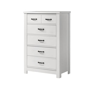 Cassini 31"W White 5-Drawer Chest