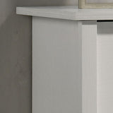 Celeste 32"W White 4-Drawer Chest with Silver Handles