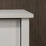 Celeste 57"W White 6-Drawer Dresser with Silver Handles