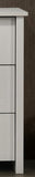 Celeste 57"W White 6-Drawer Dresser with Silver Handles