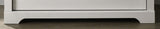 Elara 32"W White 4-Drawer Chest with Black Handles