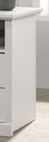 Elara 22"W White 2-Drawer Nightstand Bedside Table with USB charging  Ports