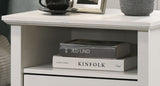Elara 22"W White 2-Drawer Nightstand Bedside Table with USB charging  Ports