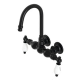 Aqua Vintage Two-Handle 2-Hole Tub Wall Mount Clawfoot Tub Faucet