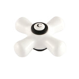 Aqua Vintage Porcelain Cross Handle (Cold Side)