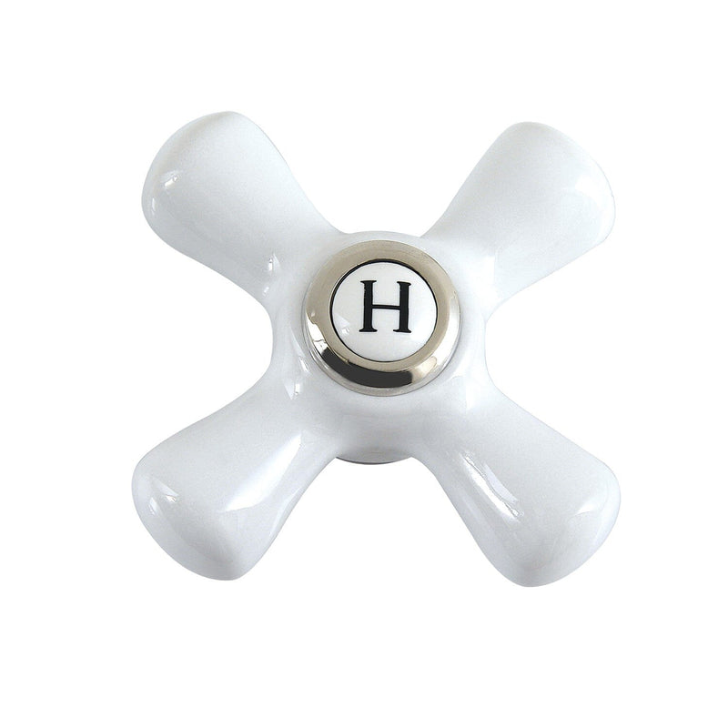 Aqua Vintage Porcelain Cross Handle (Hot Side)